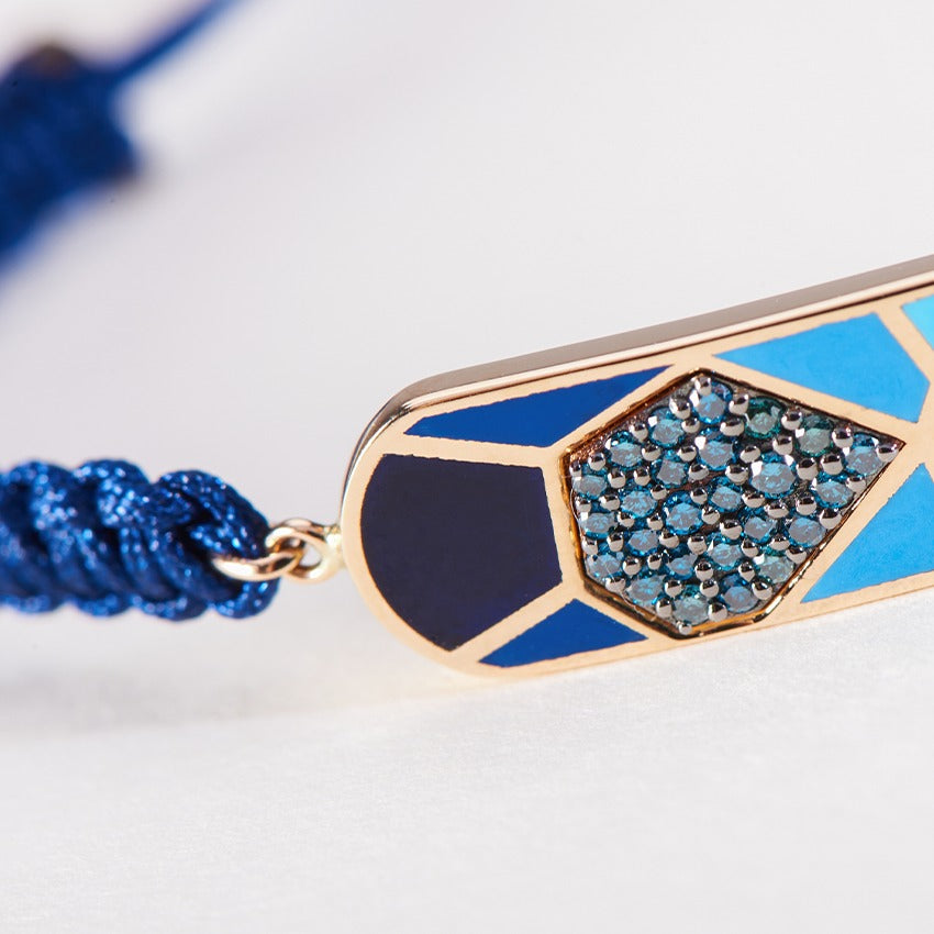 Blue Euphrates Turtle Bracelet - Delondra