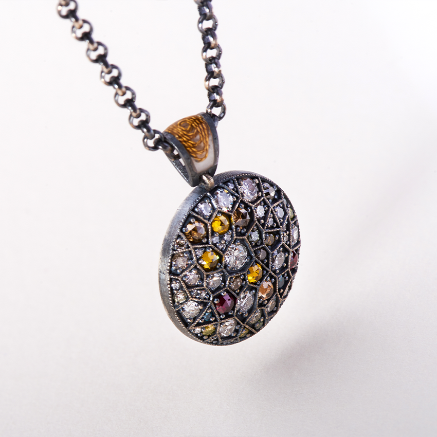 Flower of Life Medallion Necklace - Delondra