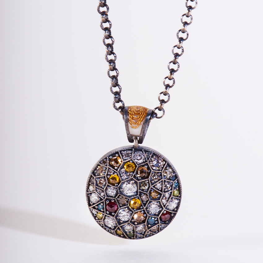 Flower of Life Medallion Necklace - Delondra