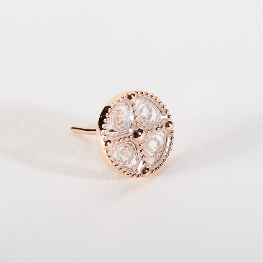 Rose Wheel Earring - Delondra