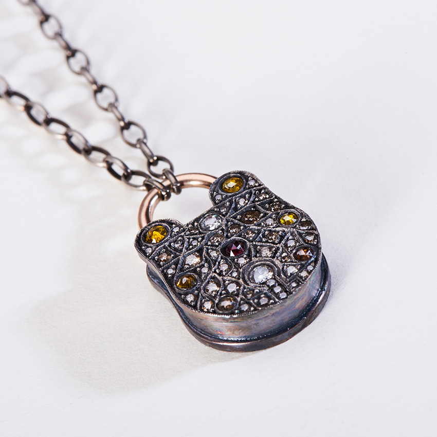 Large Padlock Necklace - Delondra